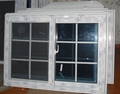 Teeyeo Industry plastic sliding window with mosquito netting  3