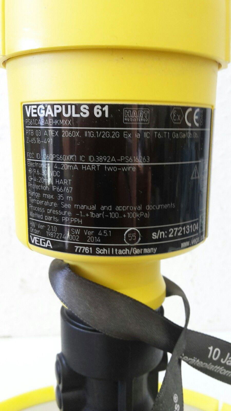original vegapuls61 radar sensor PS61 XXBYDHKMAX 4