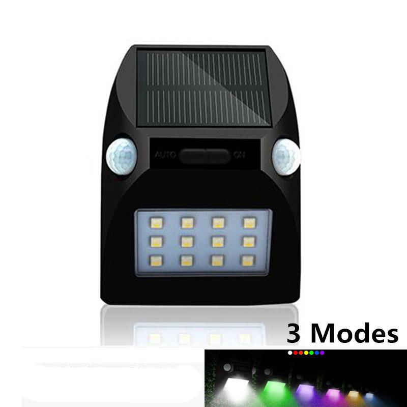 Dual-headed solar Motion sensor Light With 12 LEDs 3