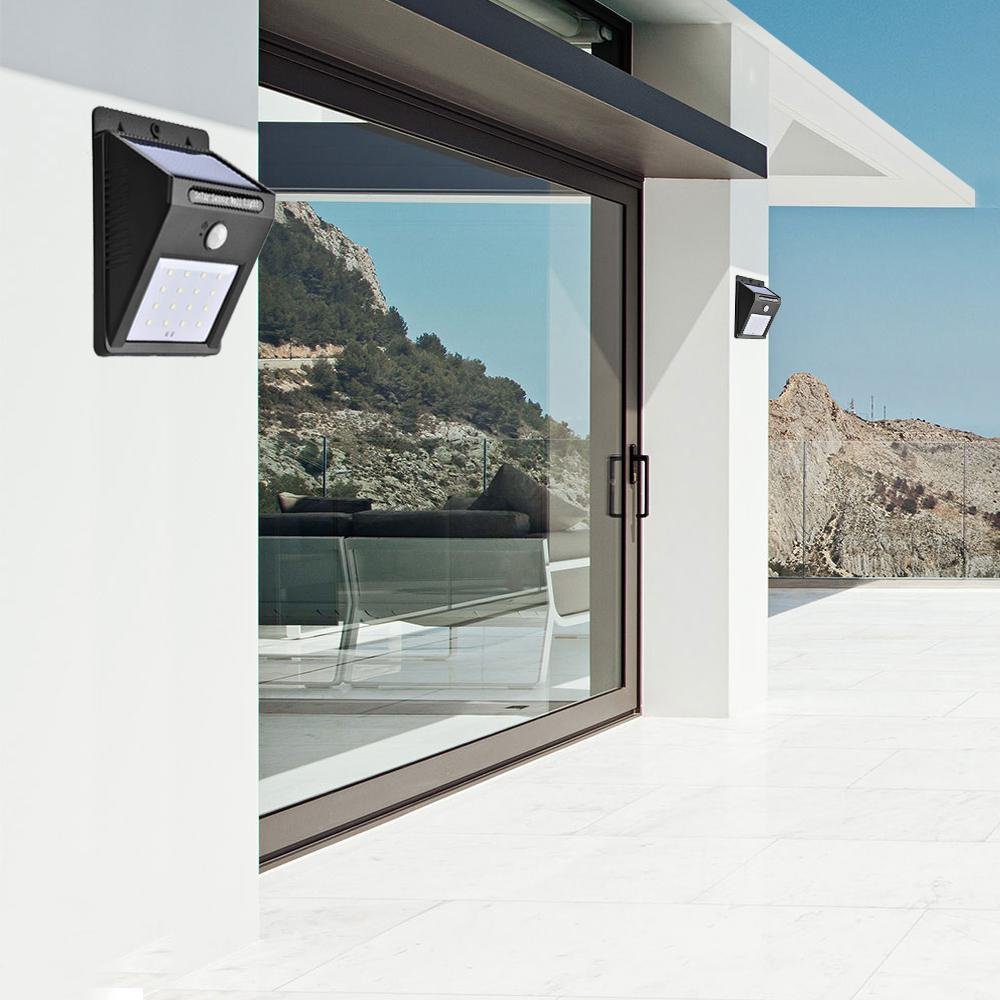 Durable energy-saving easy to use LED Solar Motion Sensor Wall Light 3
