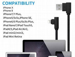 Wholesale Angled USB Charger Cable Fast