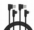 Wholesale Angled USB Charger Cable Fast Speedy Charging & Data Sync Cable Adapte 2