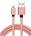 Nylon Braided 2A Fast Charging USB