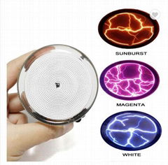 Fancy Mini Sensor Lighting Pocket Plasma Plate in Glass Crafts With Sound Contro