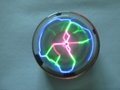Fancy Mini Sensor Lighting Pocket Plasma Plate in Glass Crafts With Sound Contro 2