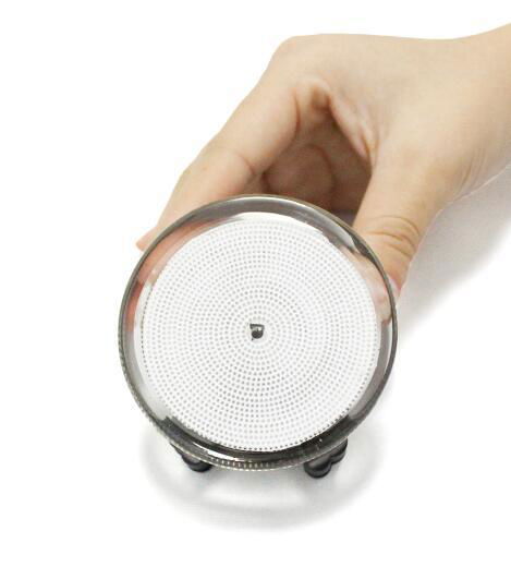 Fancy Mini Sensor Lighting Pocket Plasma Plate in Glass Crafts With Sound Contro 4