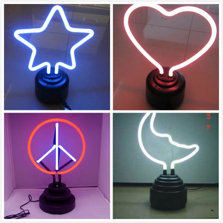 High Quality Neon Sign Decoration Cactus Sculpture Table Lamp for Room 5