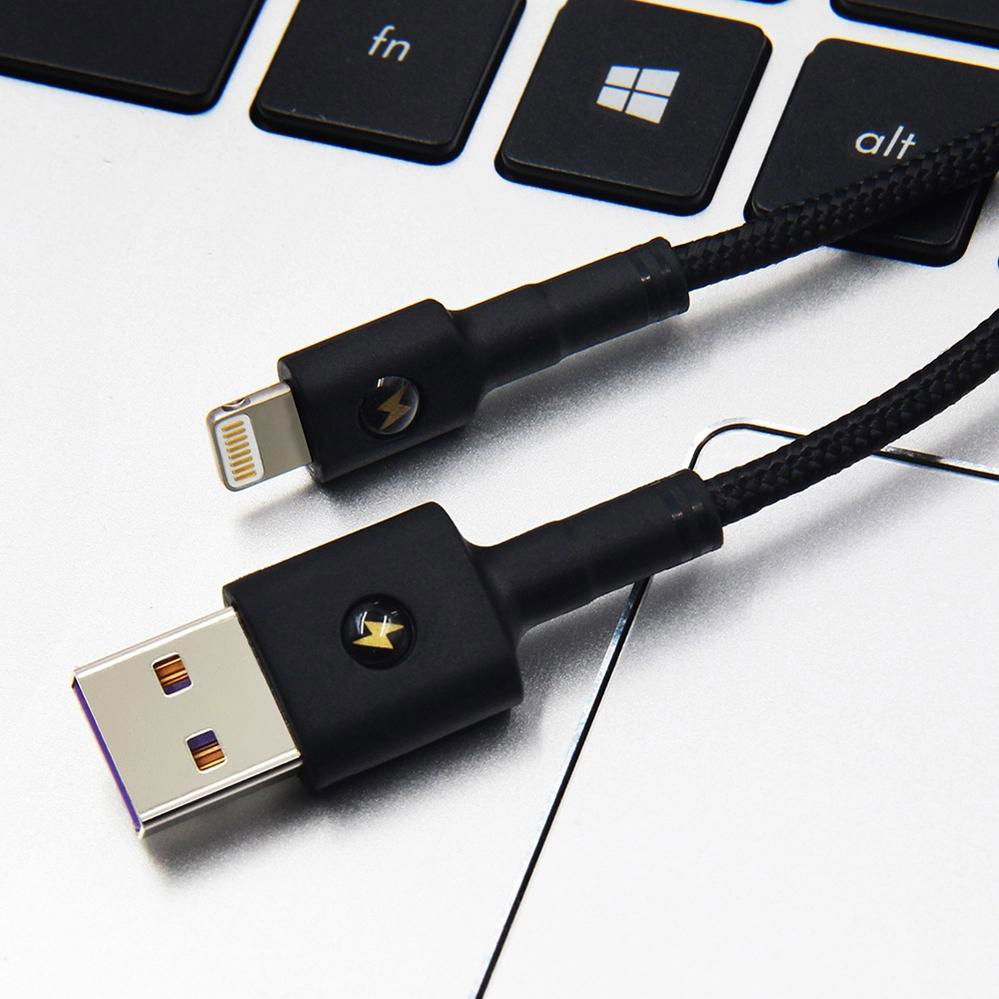 MFI Certified Original Kevlar USB Kabel Nylon Braid Lightn Charge Cable For Appl 4