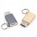 Usb C Mirco Usb Type C Adapter laptop Type-C Converter With Keychain 1