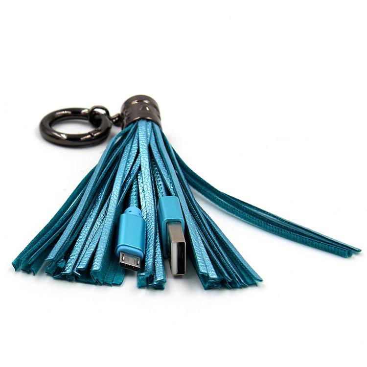 2018 New Product Custom Keychain Micro USB Cable For Android