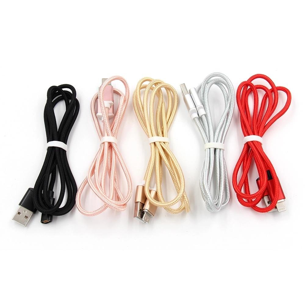 Magnetic3In1 quick charge Cable  For Iphone android 3