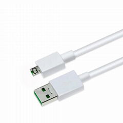 Micro Usb VOOC Cable Data Line Flash Charging For Oppo Mobile Phone