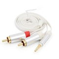 HiFi Stereo AUX Audio Cable 3.5mm to 2 RCA Jack male to male Audio Extention Cab