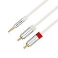 HiFi Stereo AUX Audio Cable 3.5mm to 2 RCA Jack male to male Audio Extention Cab 2
