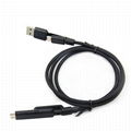 Strong Cotton Braided usb c to type c,