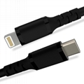 5V 2.1A Usb-C To Lightn Cable Usb Type C Fast Charging Cable For Iphone 8/X/7/6  1