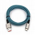 [Topsale!]3A Nylon Braided Usb C Cable Type C Usb 3.0 Data Cable 3