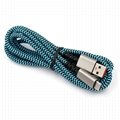 [Topsale!]3A Nylon Braided Usb C Cable Type C Usb 3.0 Data Cable 4