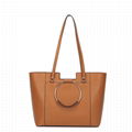 Moon bag women handbag with metal round handle tote bag 4