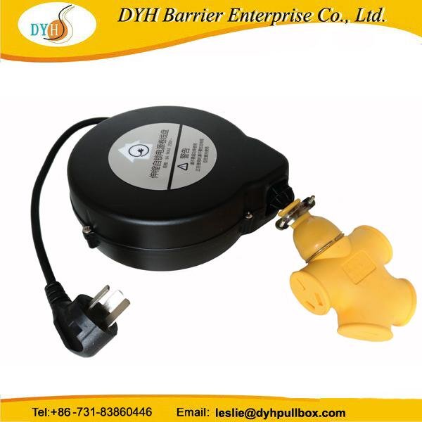retractable cable reel for power strip