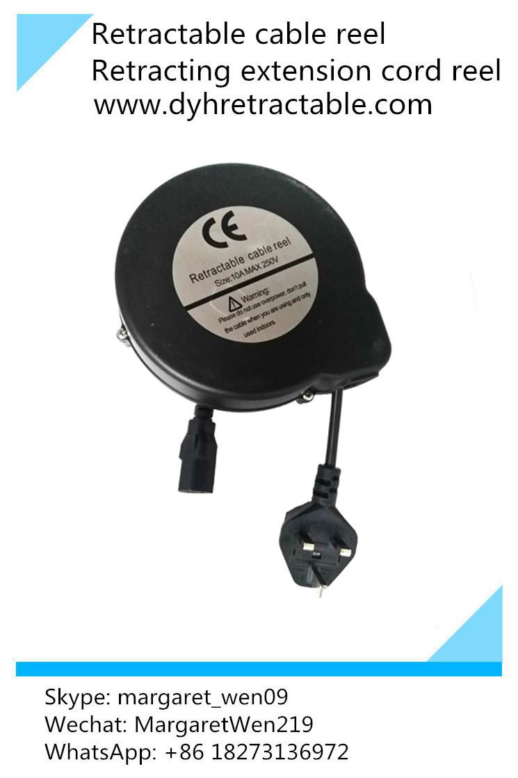 wholesale durable power extension cord reel retractable