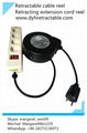 wholesale durable power extension cord reel retractable