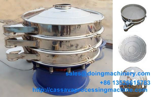 Cassava starch sieving machine 2