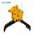 Excavator Attachment Hydraulic Grapple for Rubbish 2