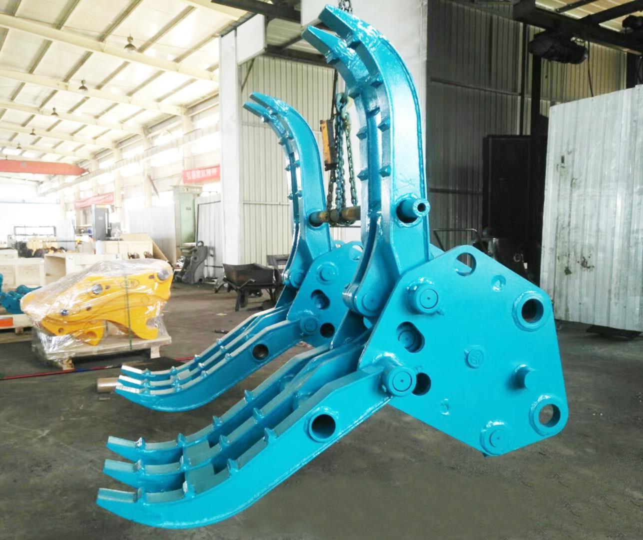 Excavator Attachment Hydraulic Grapple for Rubbish Customized JT