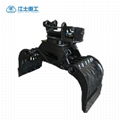 Rotatory Demolition Grab Attachment for