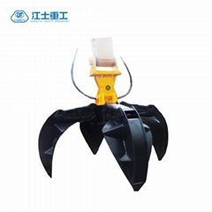 Excavator Attachment Orange Peel Grab 