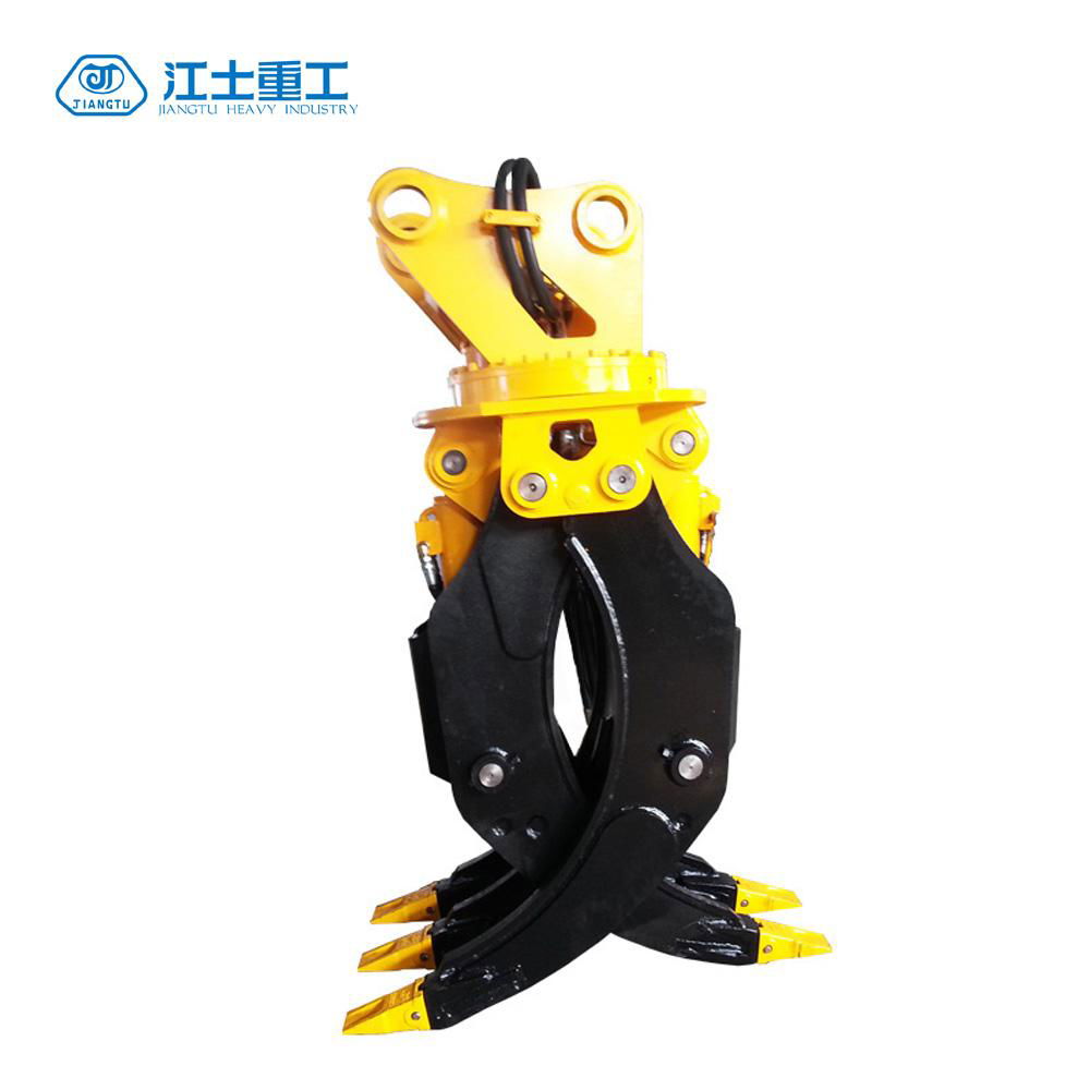 Excavator Attachments Rotating Log Grapple