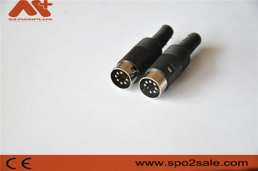 schiller 7pin spo2 connector 5