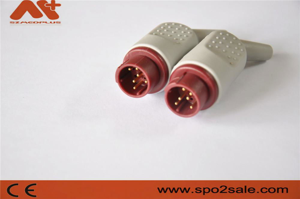 Hellige spo2/ECG connector 4