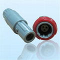 3pin40degree Plastic Push-pull connector