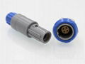 4pin40degree Plastic Push-pull self-locking connector  1