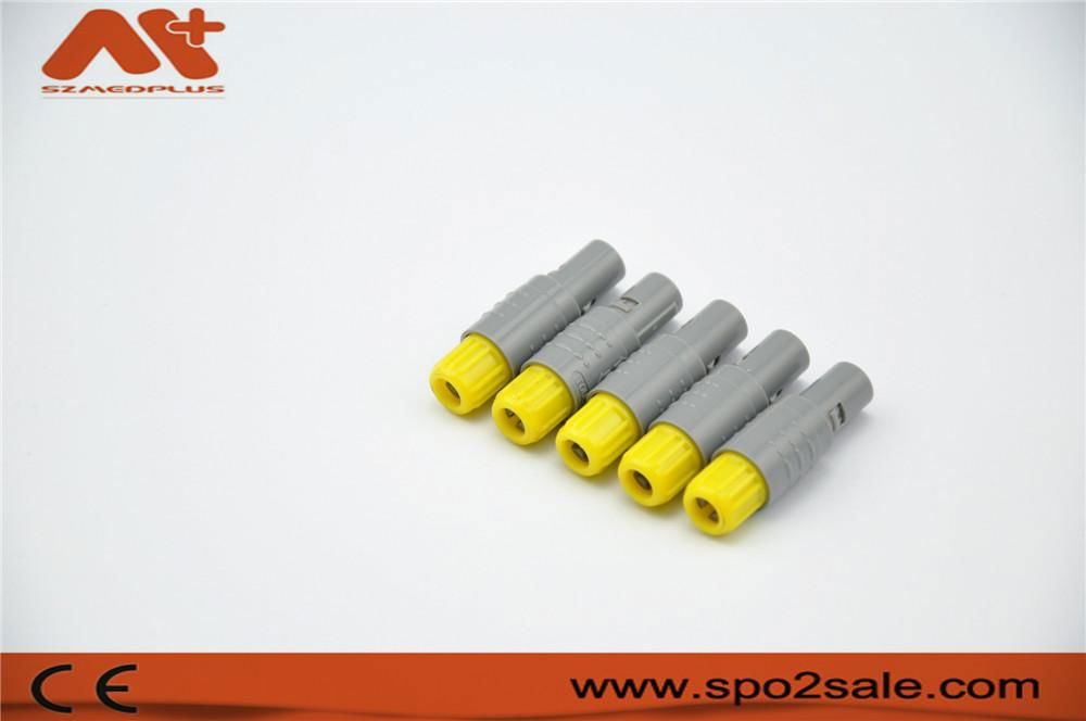 4pin60degree Plastic push-pull self-locking connector 4