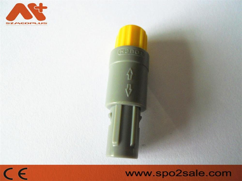 Push-Pull Self-locking Connector Medical Connector plastic 5pin 2