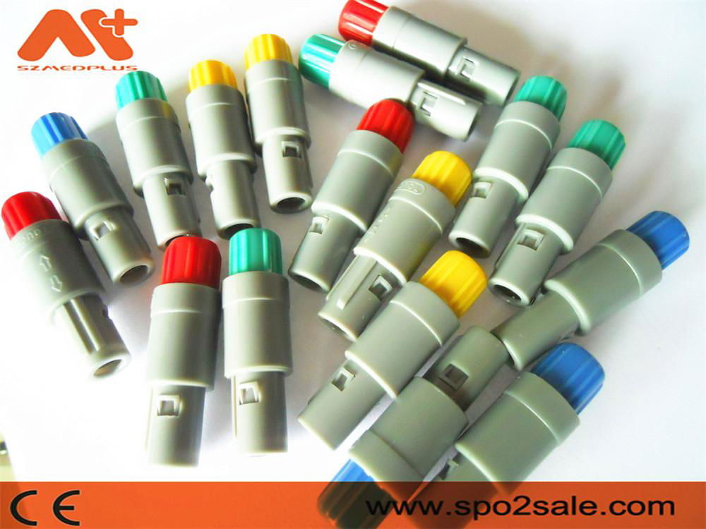 Push-Pull Self-locking Connector Medical Connector plastic 5pin 3