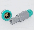 Plastic Push-pull connector 6pin40degree medical connector 1