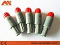 Plastic Push-pull connector 6pin40degree medical connector 3