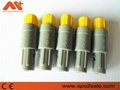 Plastic Push-Pull connector medical connector 6pin60degree 5