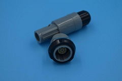 7pin40degree plastic push-pull connector medical connector