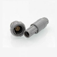 4pin80degree Plastic Push-Pull self-locking connector 