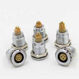 Metal push-pull self-locking connector comaptible EGG Female Socket 4