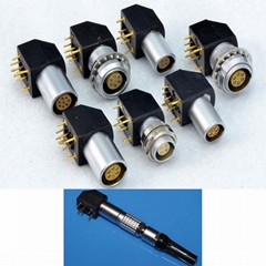 Metal push-pull self-locking female connecor compatible EPG socket