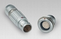 Metal push-pull self-locking connector compatible JGG plug 3