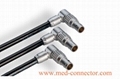 Metal push-pull connector elbow (90°) - compatible with FPG plug 2