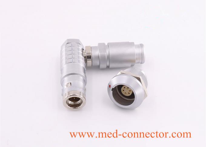 金屬彎頭推拉自鎖連接器兼容FHG插頭