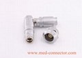 Metal Elbow90° Push-pull connector comaptible FHG plug